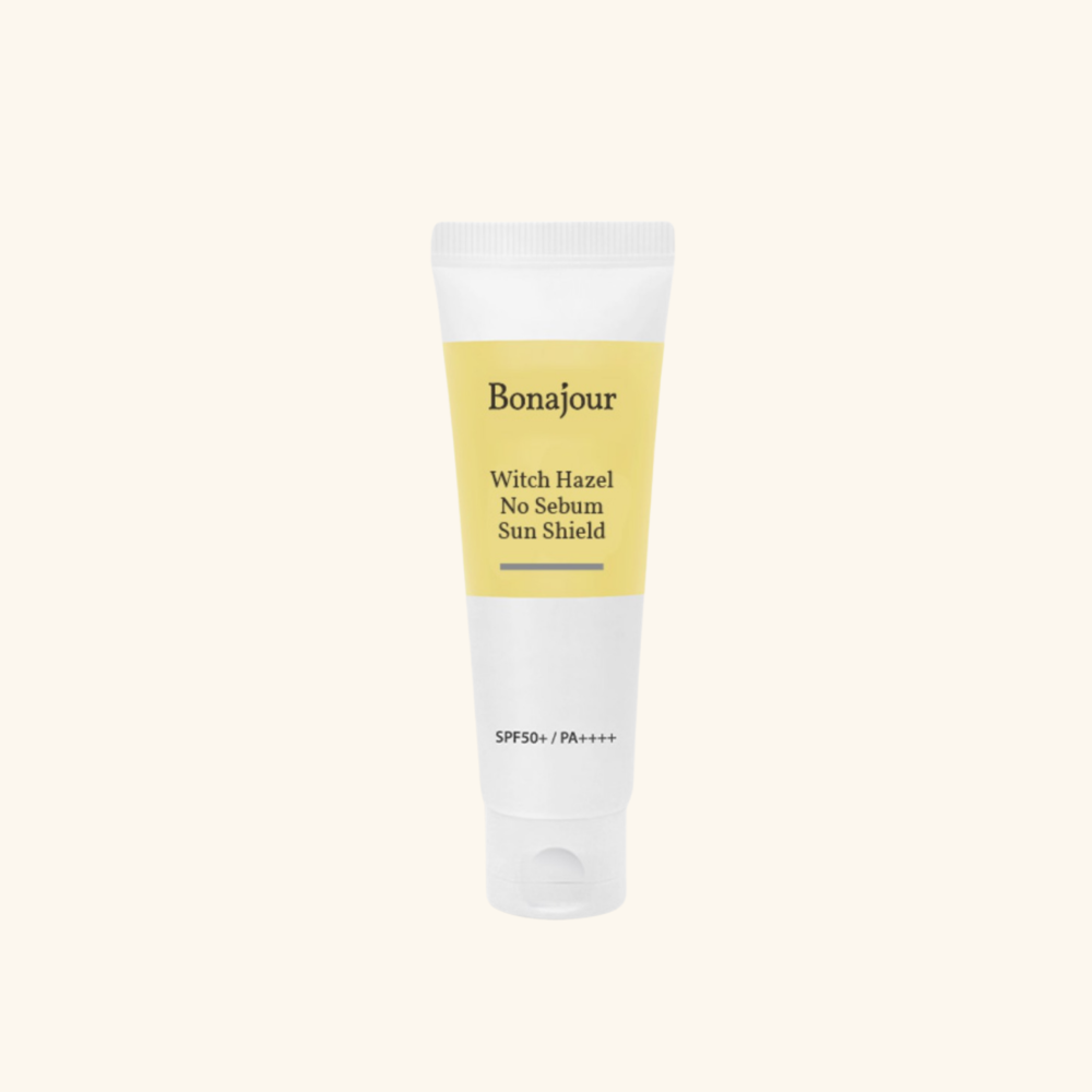 Bonajour	Witch Hazel No Sebum Sun Shield (Physical Sunblock, SPF50+PA++++) 40 ml