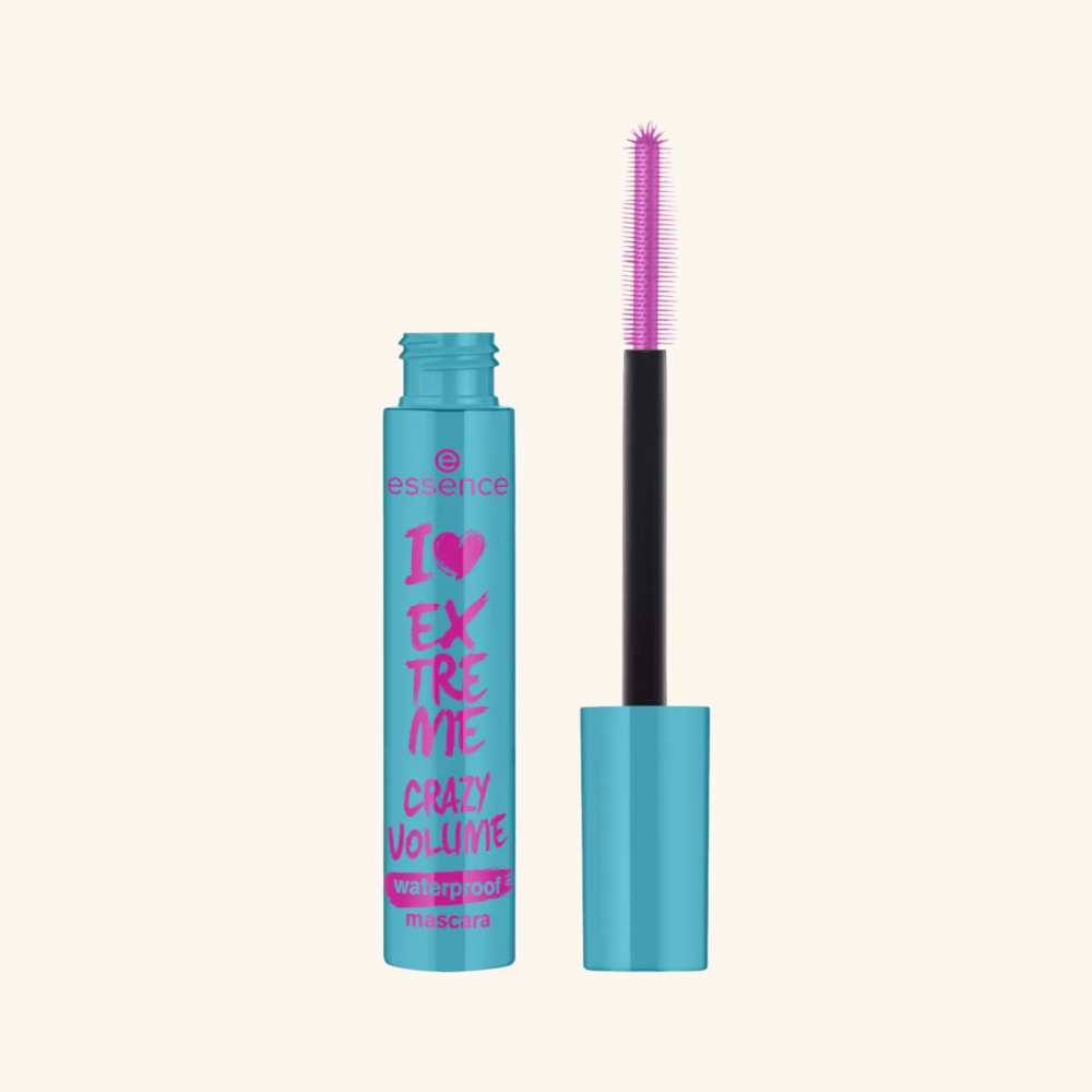 Essence I Love Extreme Crazy Volume Waterproof Mascara (Blue)